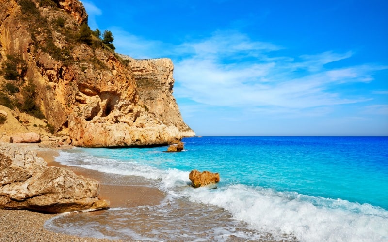 Cala Moraig barco Dénia