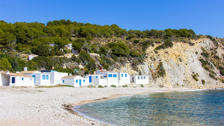 Cala Portitxol ruta barco Denia Jávea